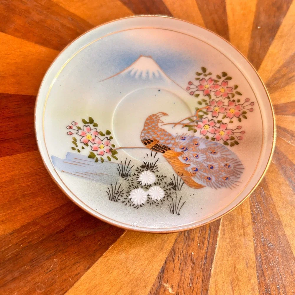 Kutani China Saucer 3.75